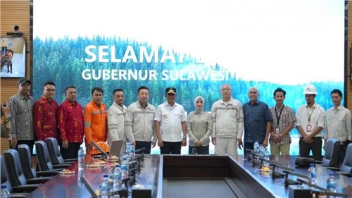 印尼中苏拉威西省省长安瓦尔·哈菲德考察中伟北莫罗瓦利产业基地